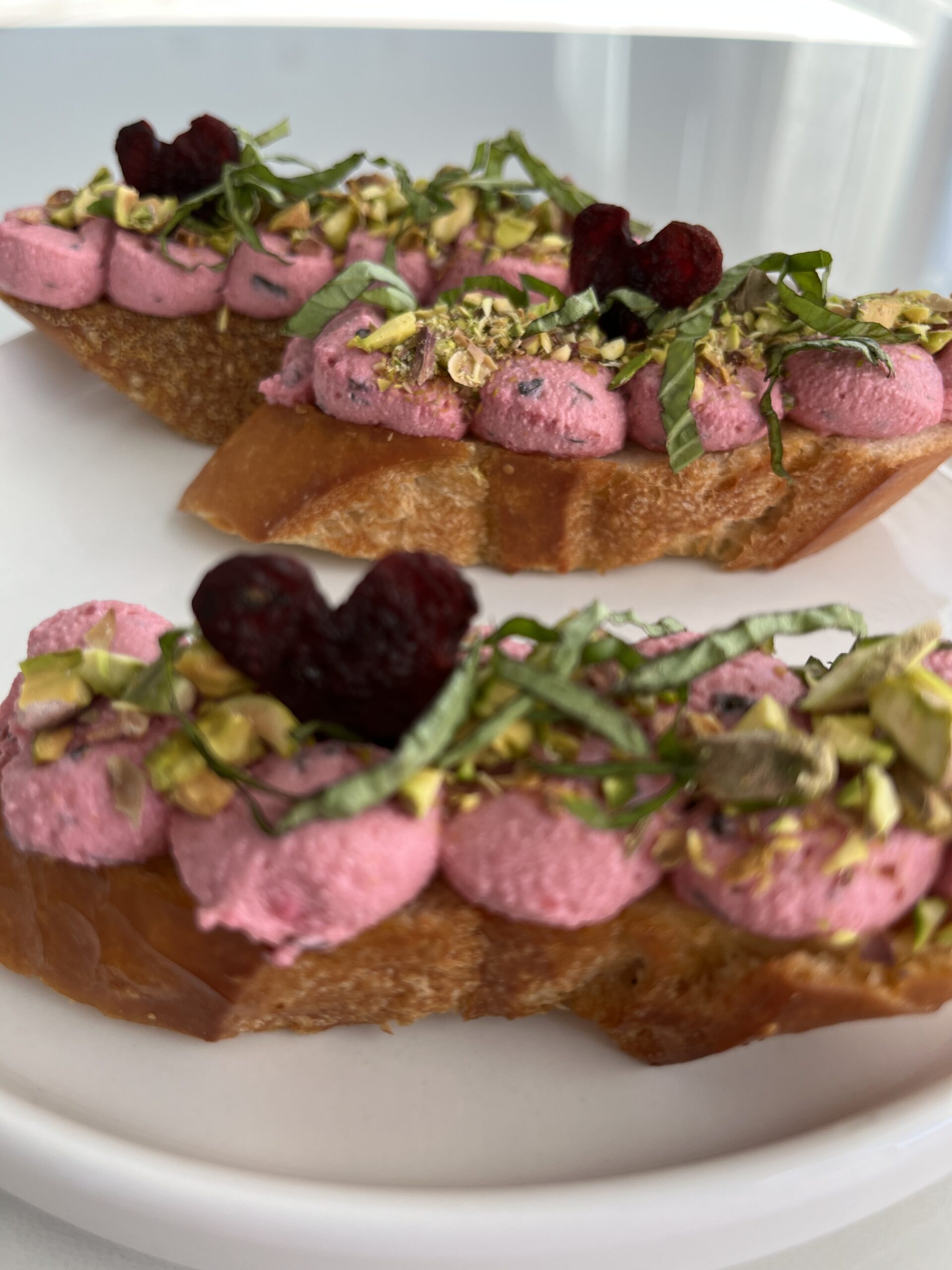 Roasted Beet Ricotta Toast