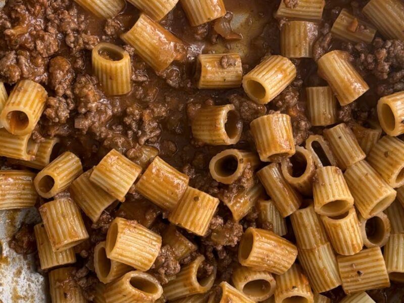 Rigatoni Bolognese