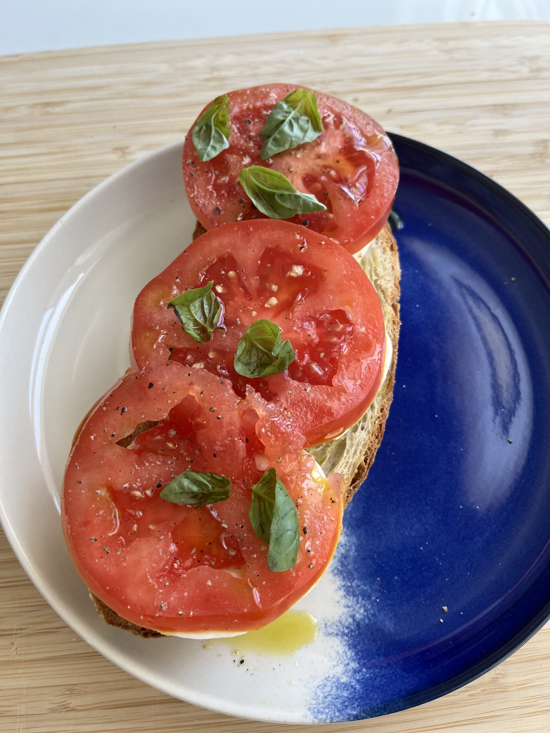 Caprese Toast - The Pasta Plate