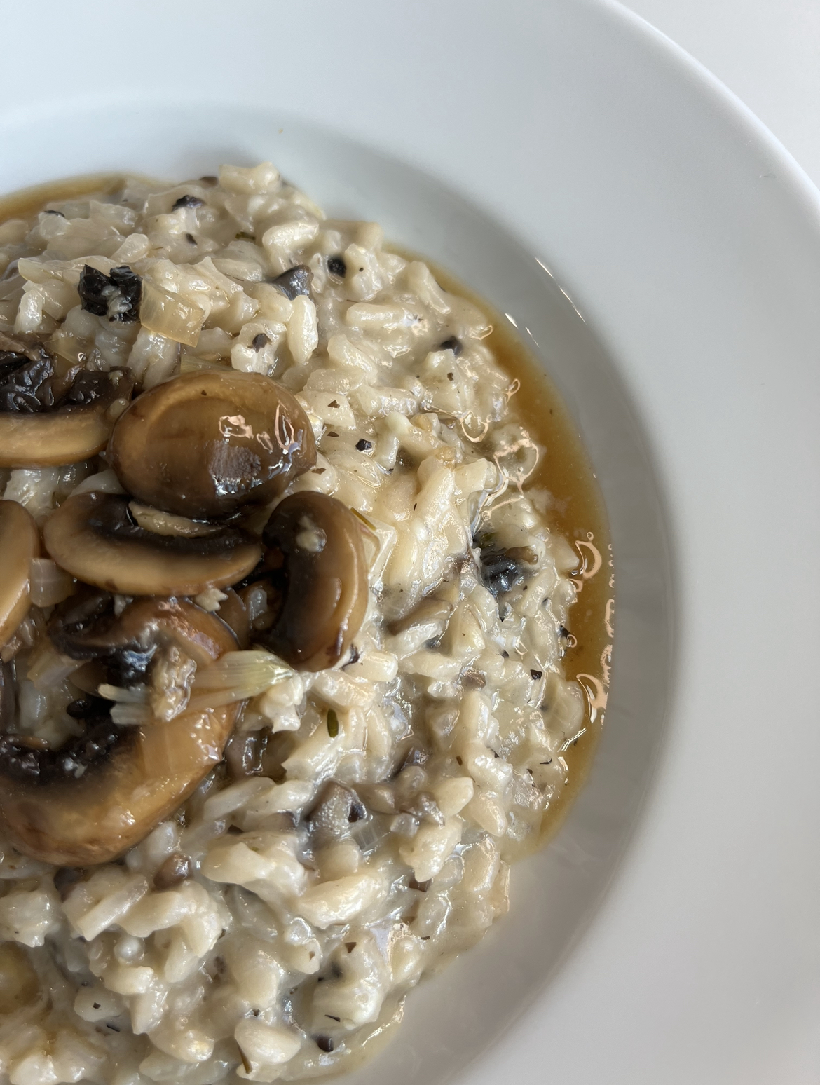 Marsala Wine Mushroom Risotto