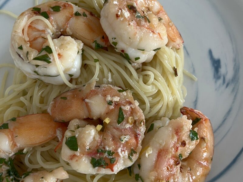 Shrimp Scampi with Angel Hair